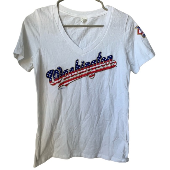 Genuine Merchandise Tops - GENUINE APPAREL Women’s Washington Nationals Cotton Short Sleeve Tee